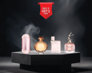 For women ( buy 3 perfumes and get 1 free for 2600 instead of 3200 )